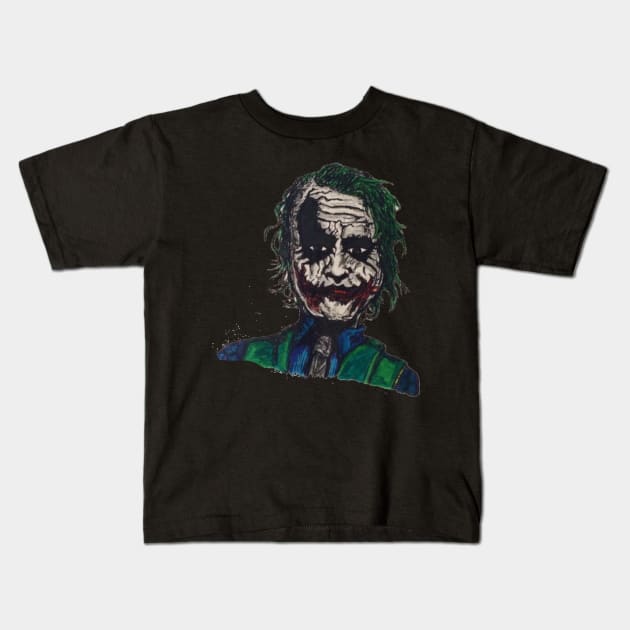 Darin knight, heath ledger Kids T-Shirt by MattisMatt83